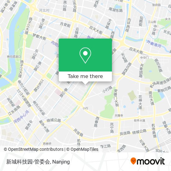 新城科技园-管委会 map