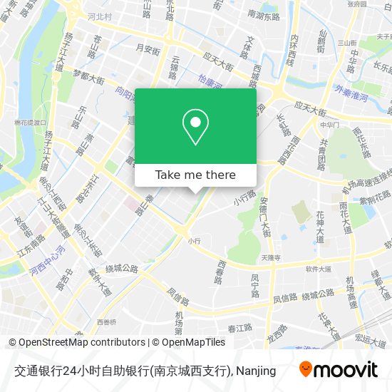 交通银行24小时自助银行(南京城西支行) map