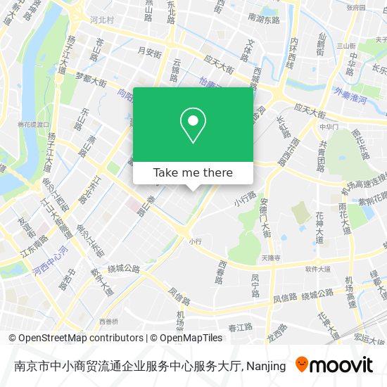 南京市中小商贸流通企业服务中心服务大厅 map