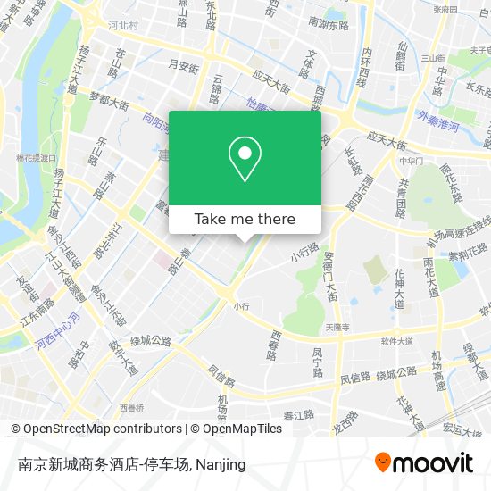 南京新城商务酒店-停车场 map