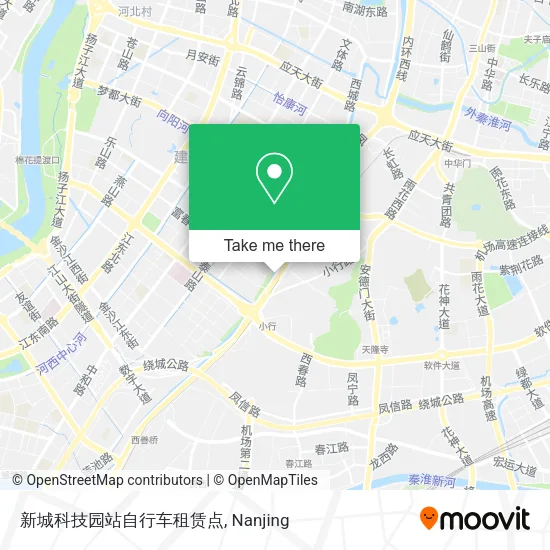 新城科技园站自行车租赁点 map