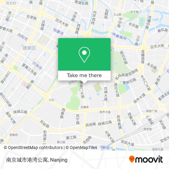 南京城市港湾公寓 map