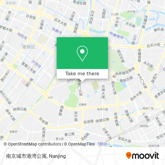 南京城市港湾公寓 map