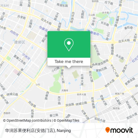 华润苏果便利店(安德门店) map