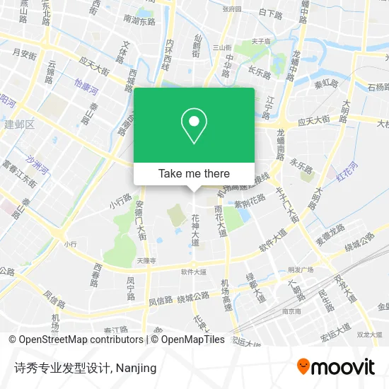 诗秀专业发型设计 map