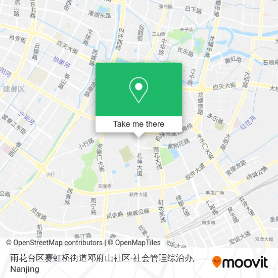 雨花台区赛虹桥街道邓府山社区-社会管理综治办 map