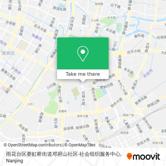 雨花台区赛虹桥街道邓府山社区-社会组织服务中心 map