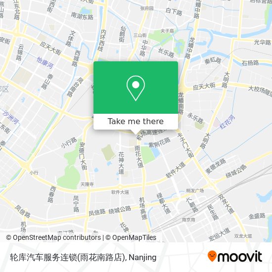 轮库汽车服务连锁(雨花南路店) map