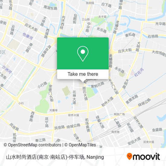 山水时尚酒店(南京·南站店)-停车场 map