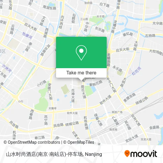 山水时尚酒店(南京·南站店)-停车场 map