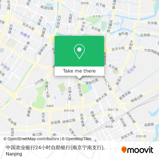 中国农业银行24小时自助银行(南京宁南支行) map