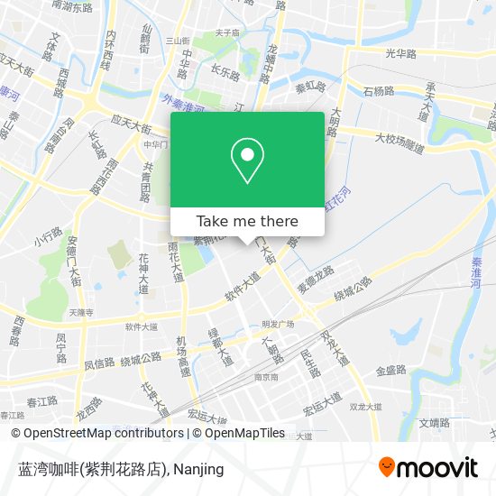 蓝湾咖啡(紫荆花路店) map