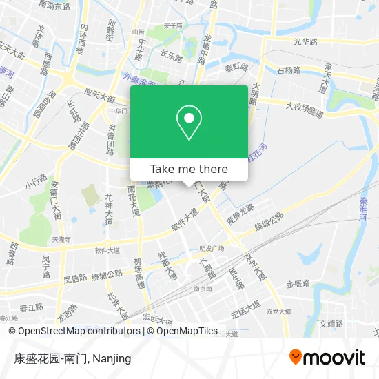 康盛花园-南门 map