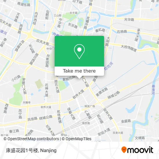 康盛花园1号楼 map