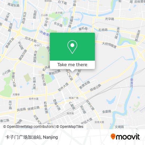 卡子门广场加油站 map