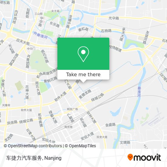车捷力汽车服务 map