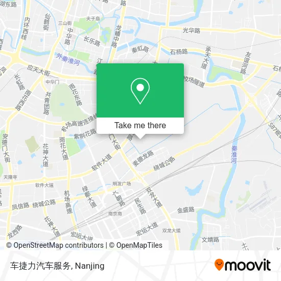 车捷力汽车服务 map