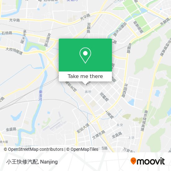 小王快修汽配 map