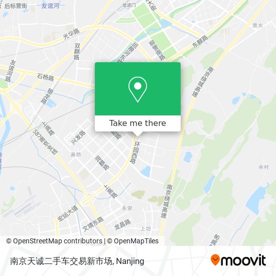 南京天诚二手车交易新市场 map