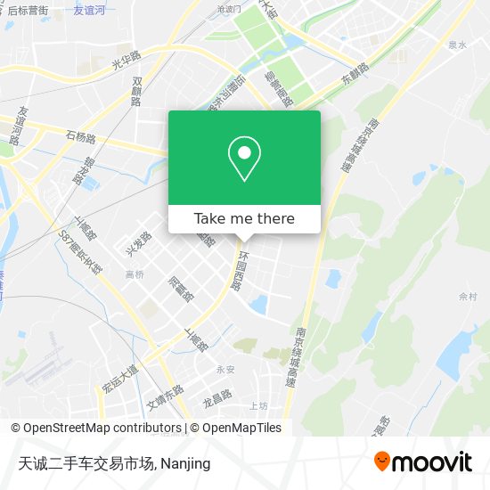 天诚二手车交易市场 map