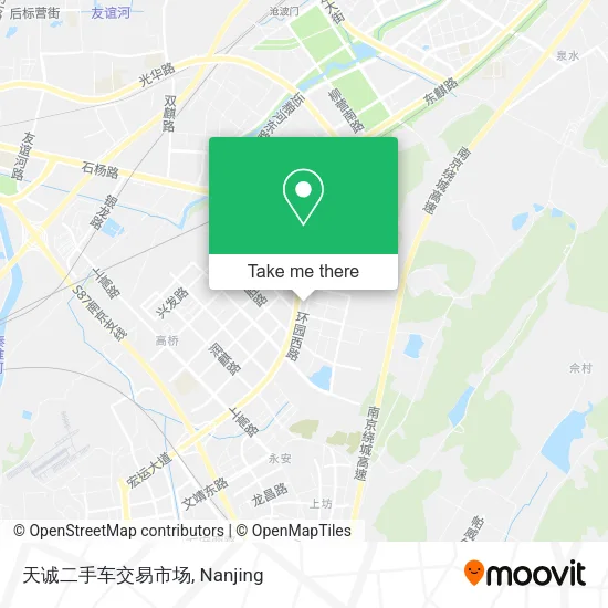 天诚二手车交易市场 map