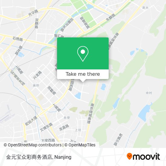 金元宝众彩商务酒店 map