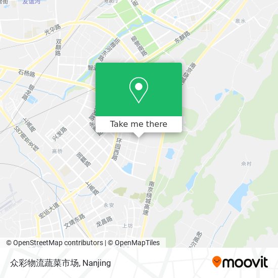 众彩物流蔬菜市场 map