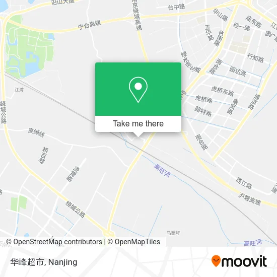华峰超市 map