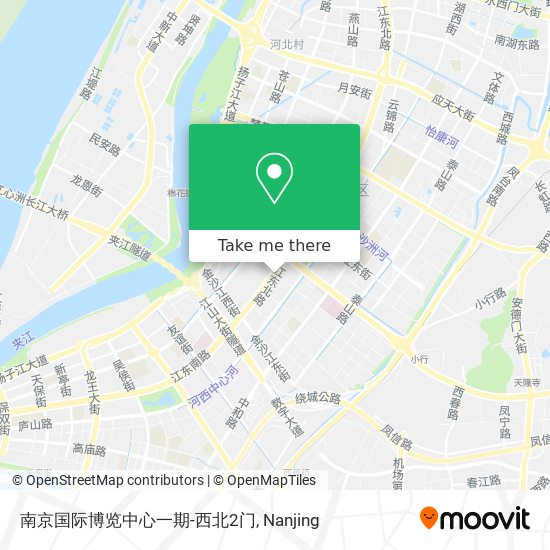 南京国际博览中心一期-西北2门 map