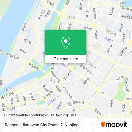 How To Get To 仁恒江湾城 2期in 建邺区by Metro Or Bus