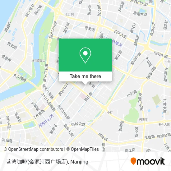 蓝湾咖啡(金源河西广场店) map