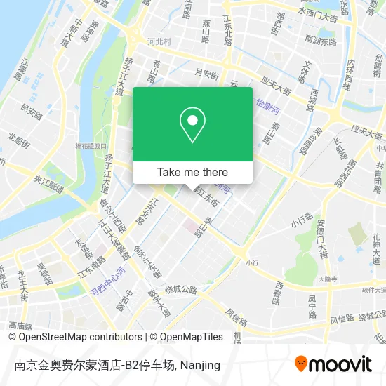南京金奥费尔蒙酒店-B2停车场 map
