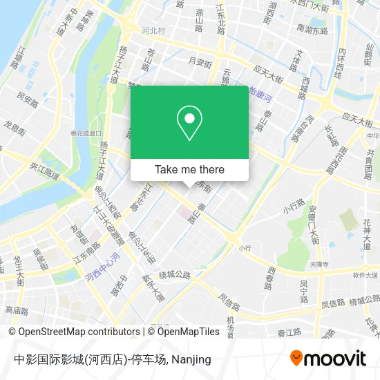 中影国际影城(河西店)-停车场 map