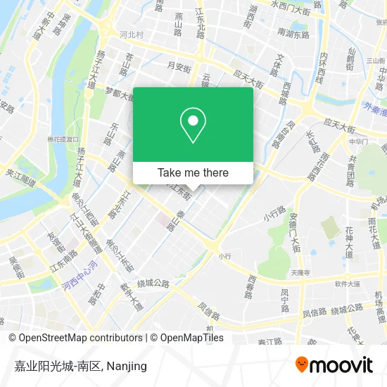 嘉业阳光城-南区 map