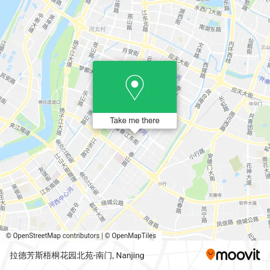 拉德芳斯梧桐花园北苑-南门 map