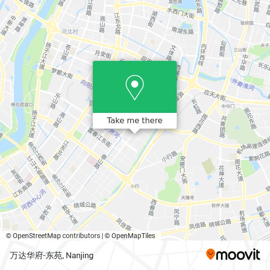 万达华府-东苑 map