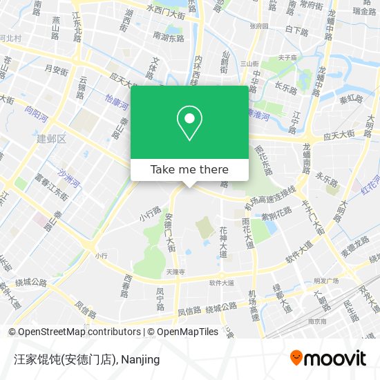 汪家馄饨(安德门店) map