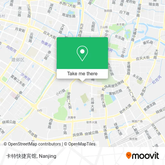 卡特快捷宾馆 map