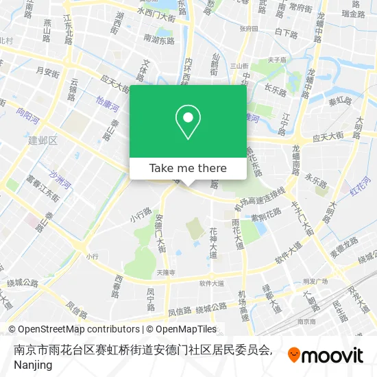 南京市雨花台区赛虹桥街道安德门社区居民委员会 map