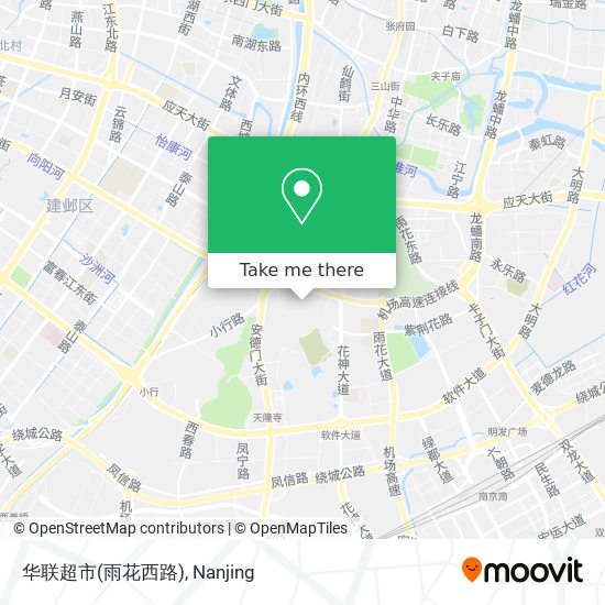 华联超市(雨花西路) map