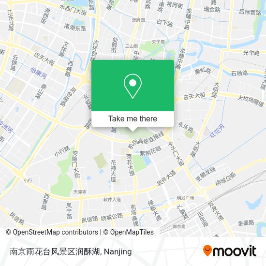 南京雨花台风景区润酥湖 map