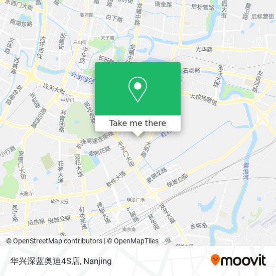 华兴深蓝奥迪4S店 map