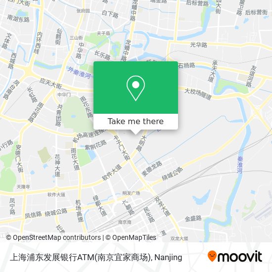 上海浦东发展银行ATM(南京宜家商场) map
