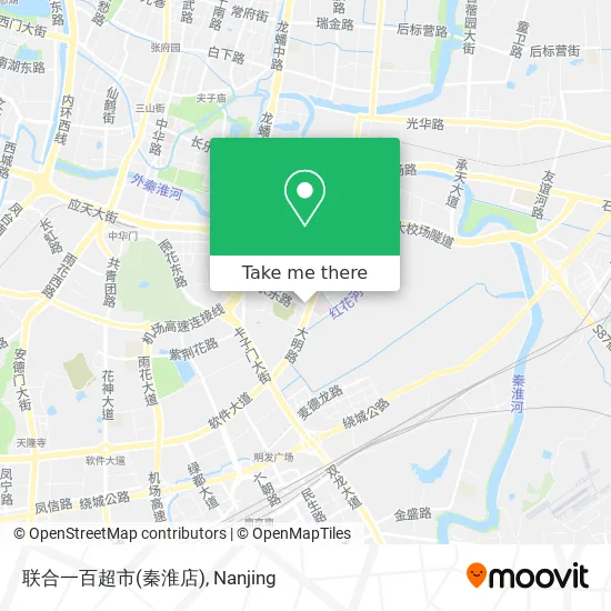 联合一百超市(秦淮店) map