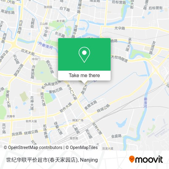 世纪华联平价超市(春天家园店) map