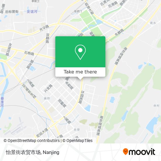 怡景街农贸市场 map