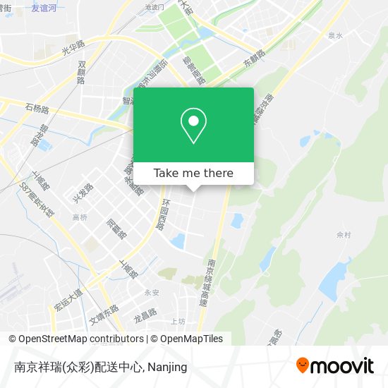 南京祥瑞(众彩)配送中心 map
