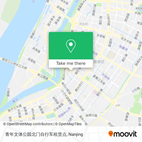 青年文体公园北门自行车租赁点 map