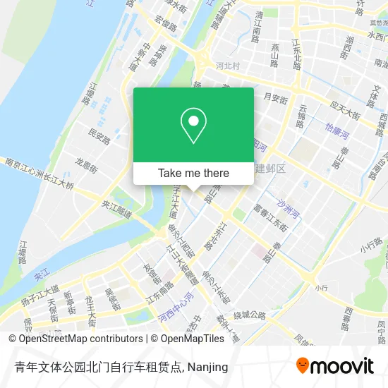 青年文体公园北门自行车租赁点 map
