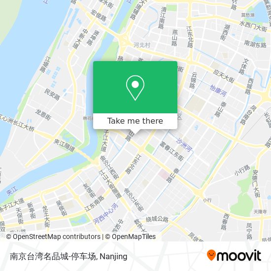 南京台湾名品城-停车场 map